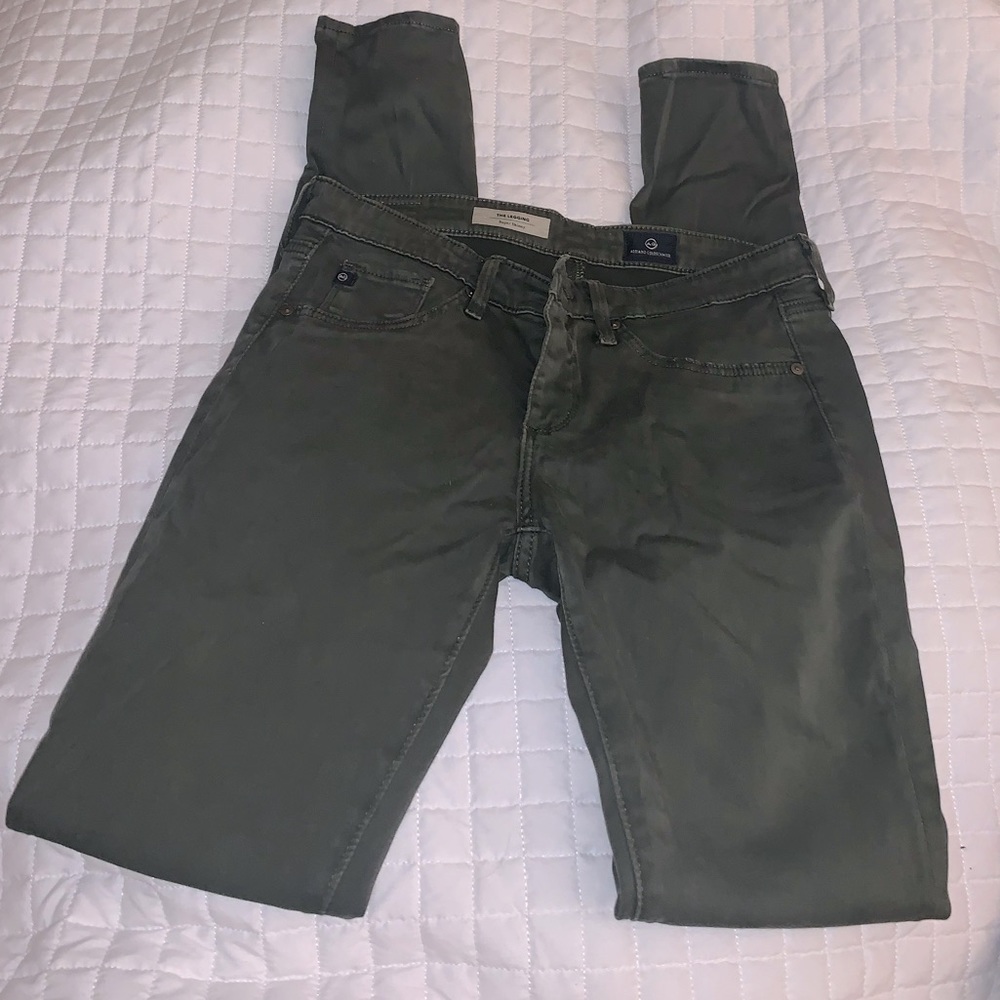 AG olive size 26 the leggings jeans Adriano Goldschmied